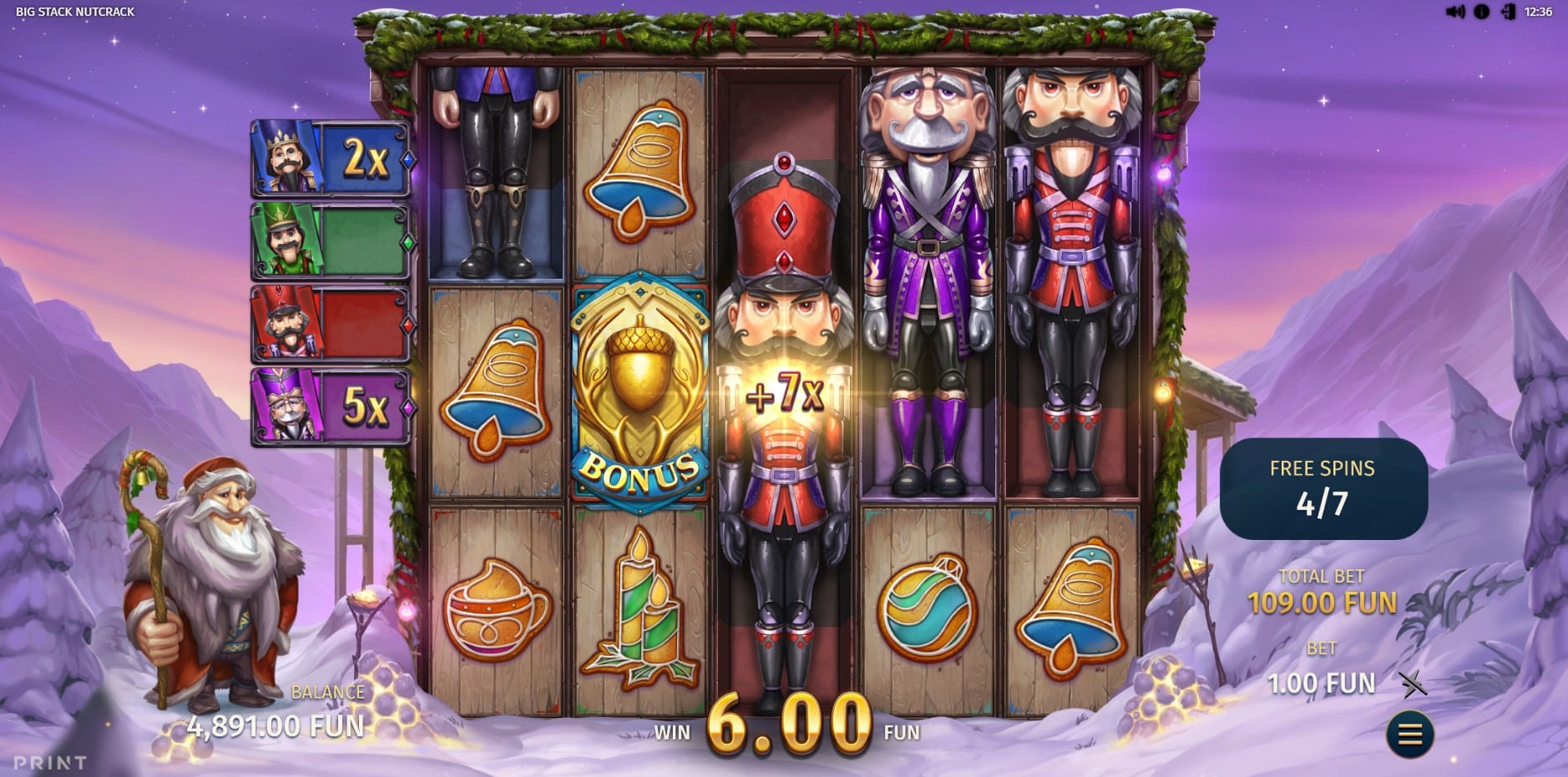 Big Stack Nutcrack slot