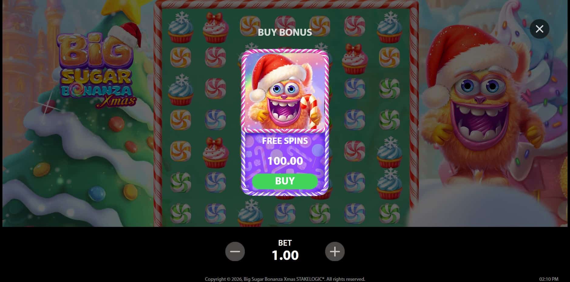 Big Sugar Bonanza Xmas slot