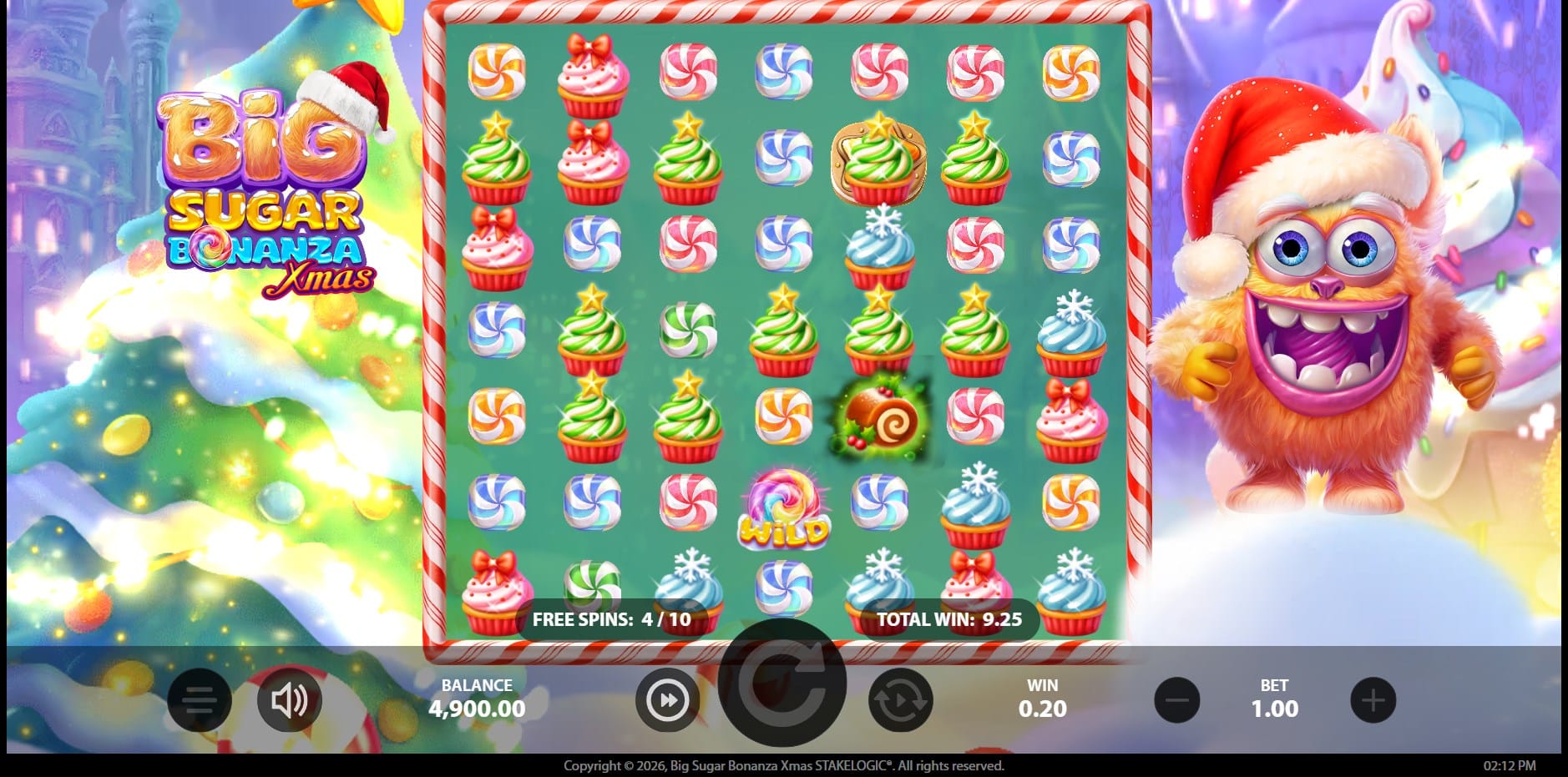 Big Sugar Bonanza Xmas slot