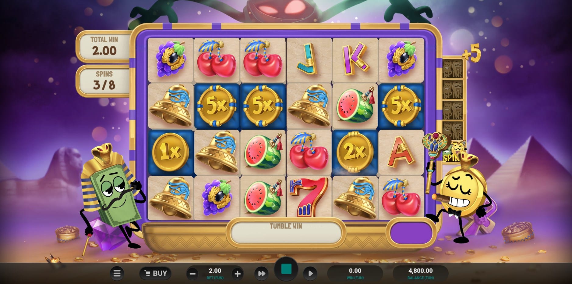 Bill & Coin 2 Mummy Mischief slot