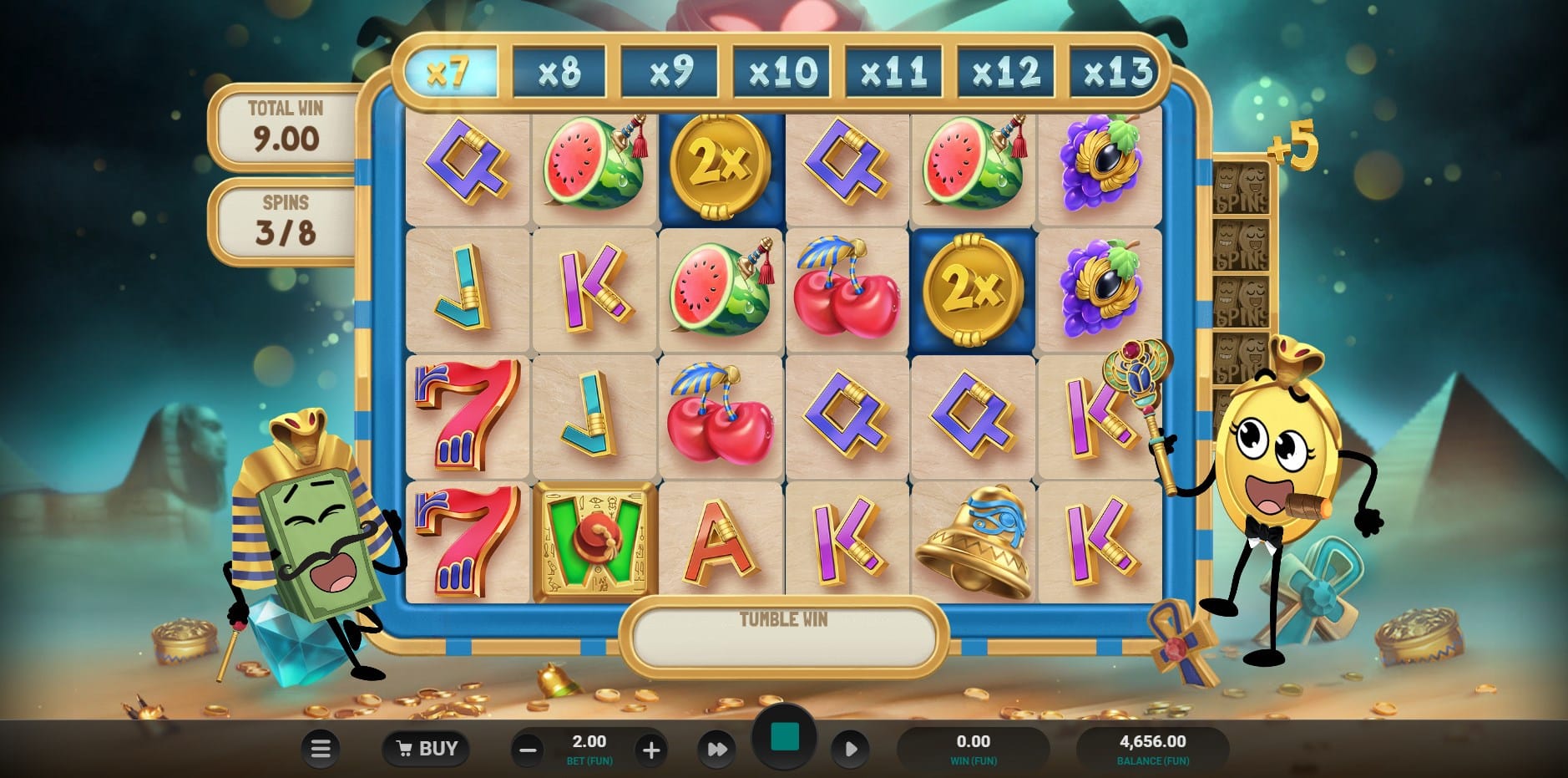 Bill & Coin 2 Mummy Mischief slot