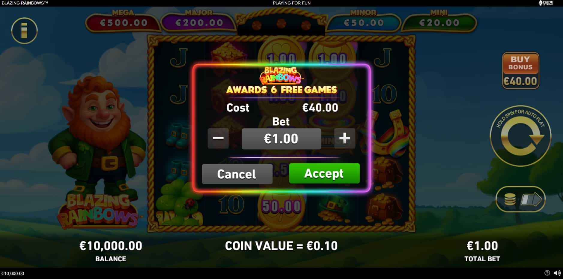 Blazing Rainbows slot