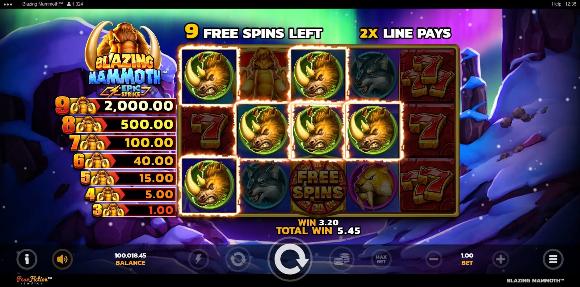 Blazing Mammoth slot