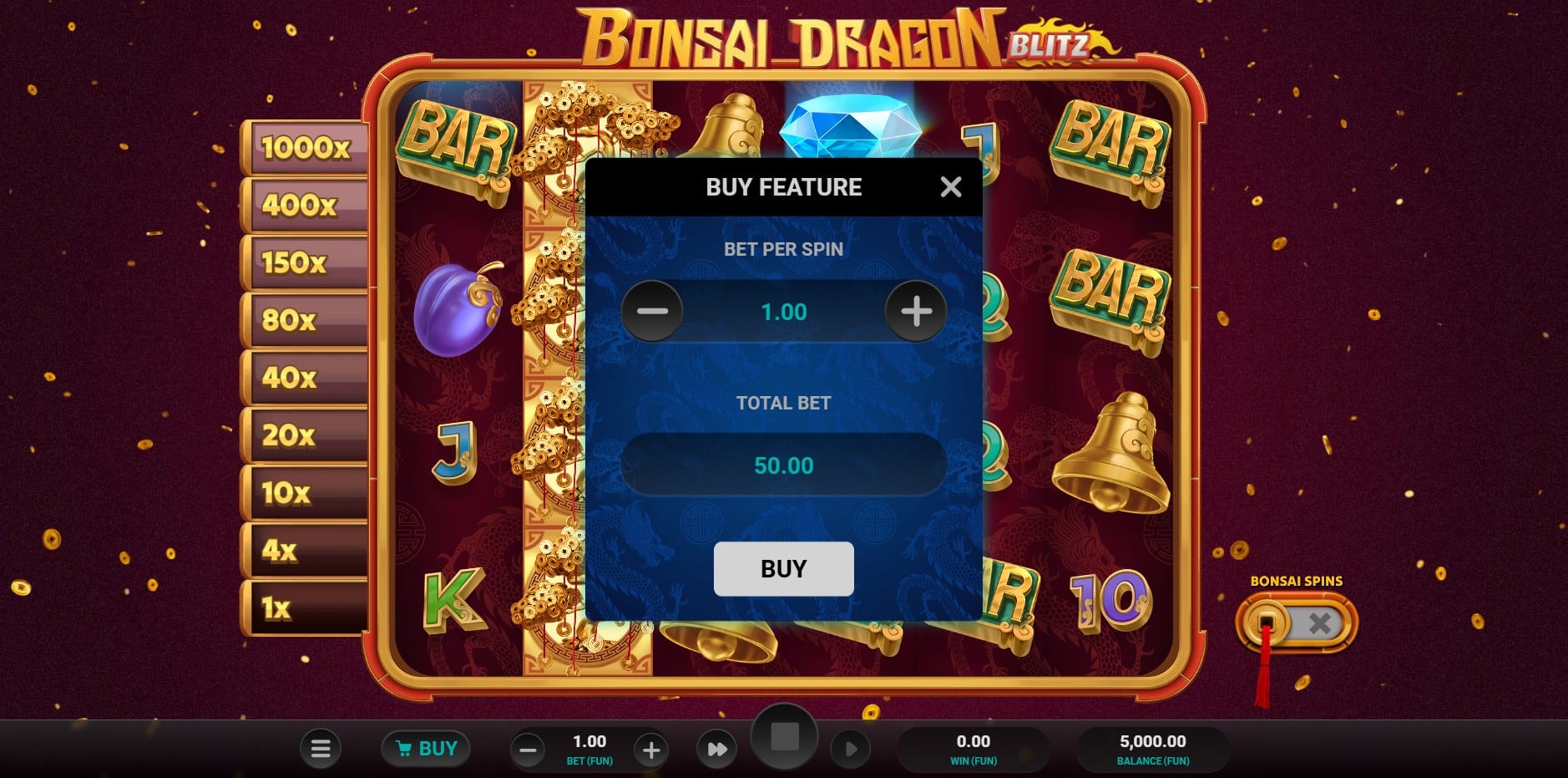 Bonsai Dragon Blitz slot