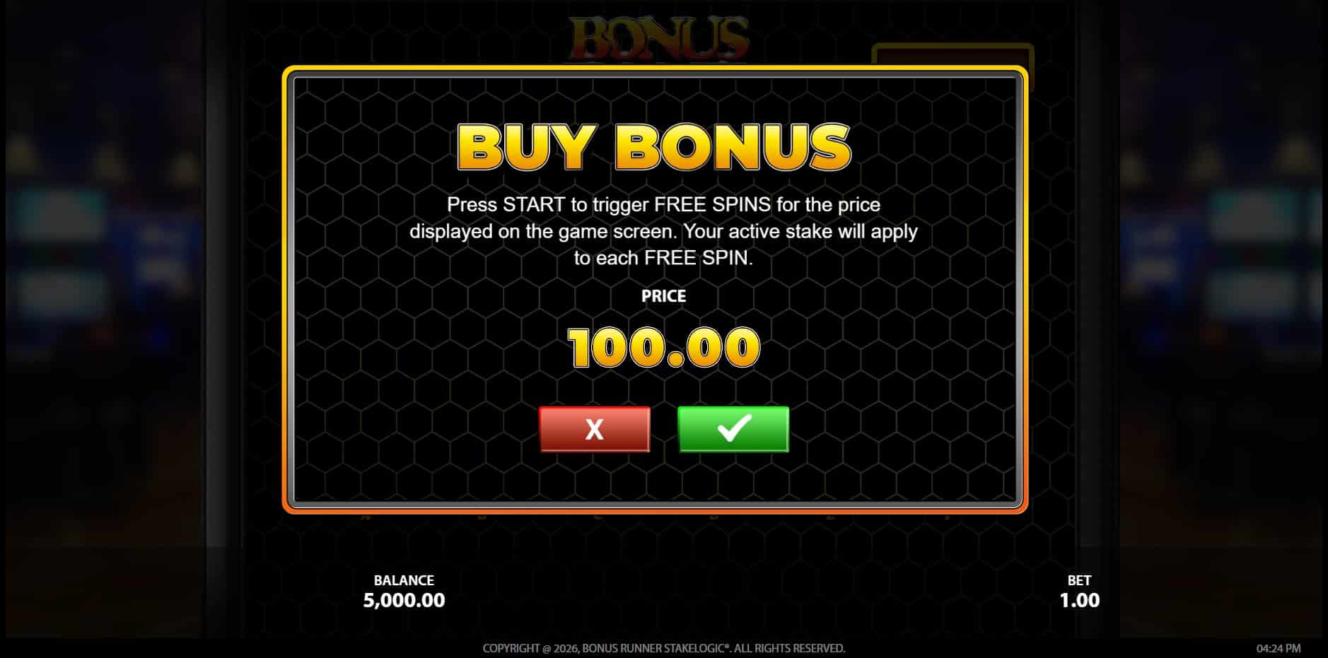 Bonus Runner slot