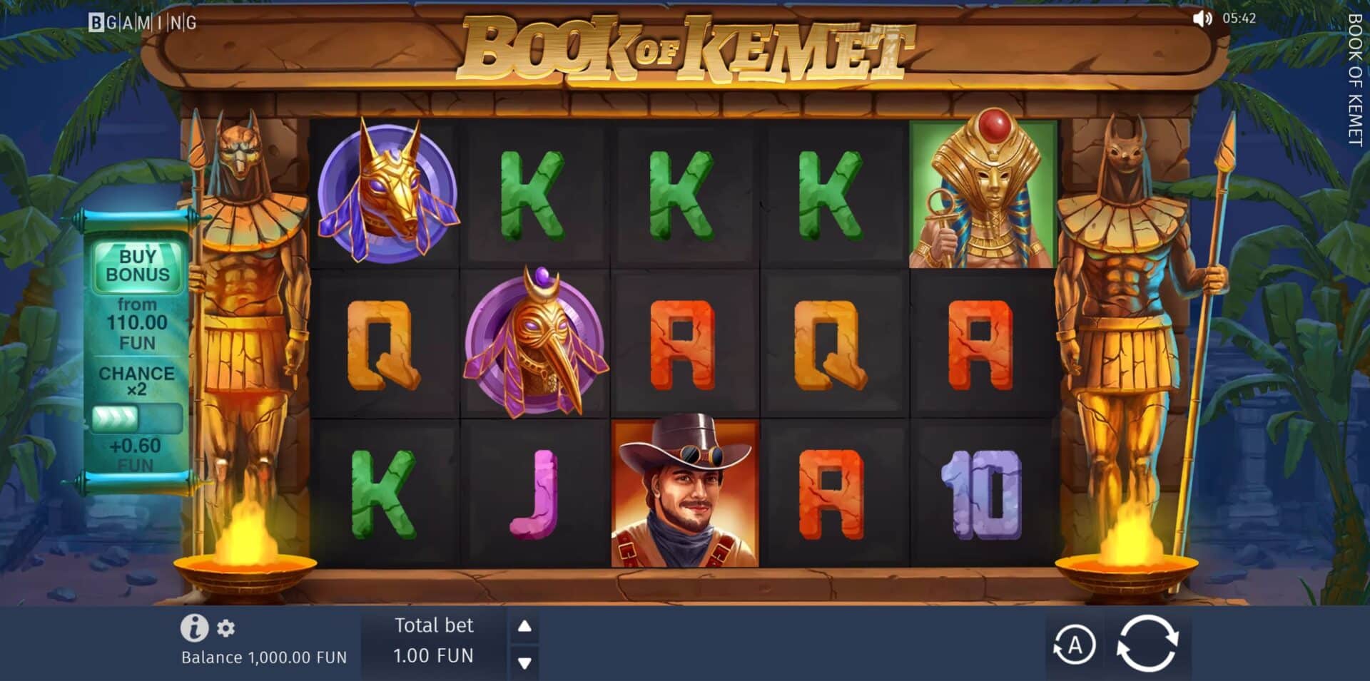 Book of Kemet Slot - Basegame