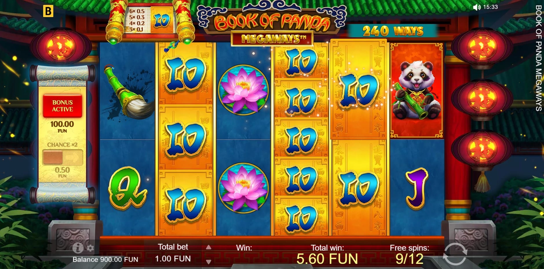Book of Panda Megaways slot