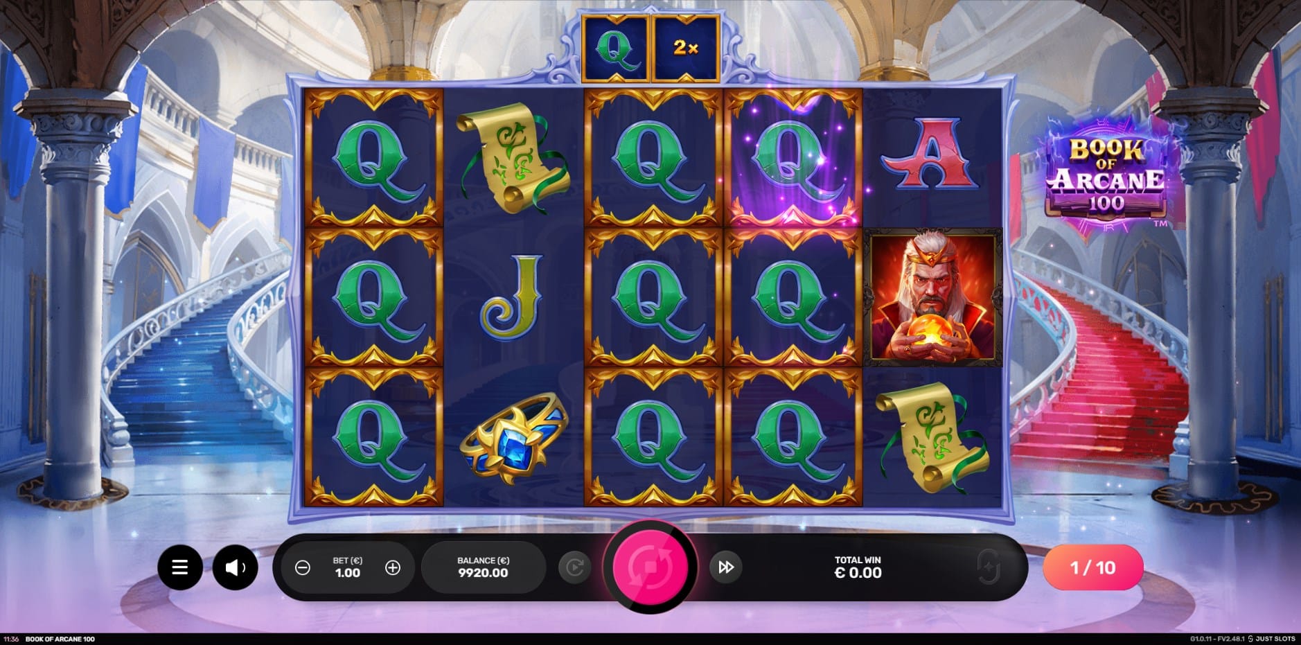 Book of Arcane 100 slot