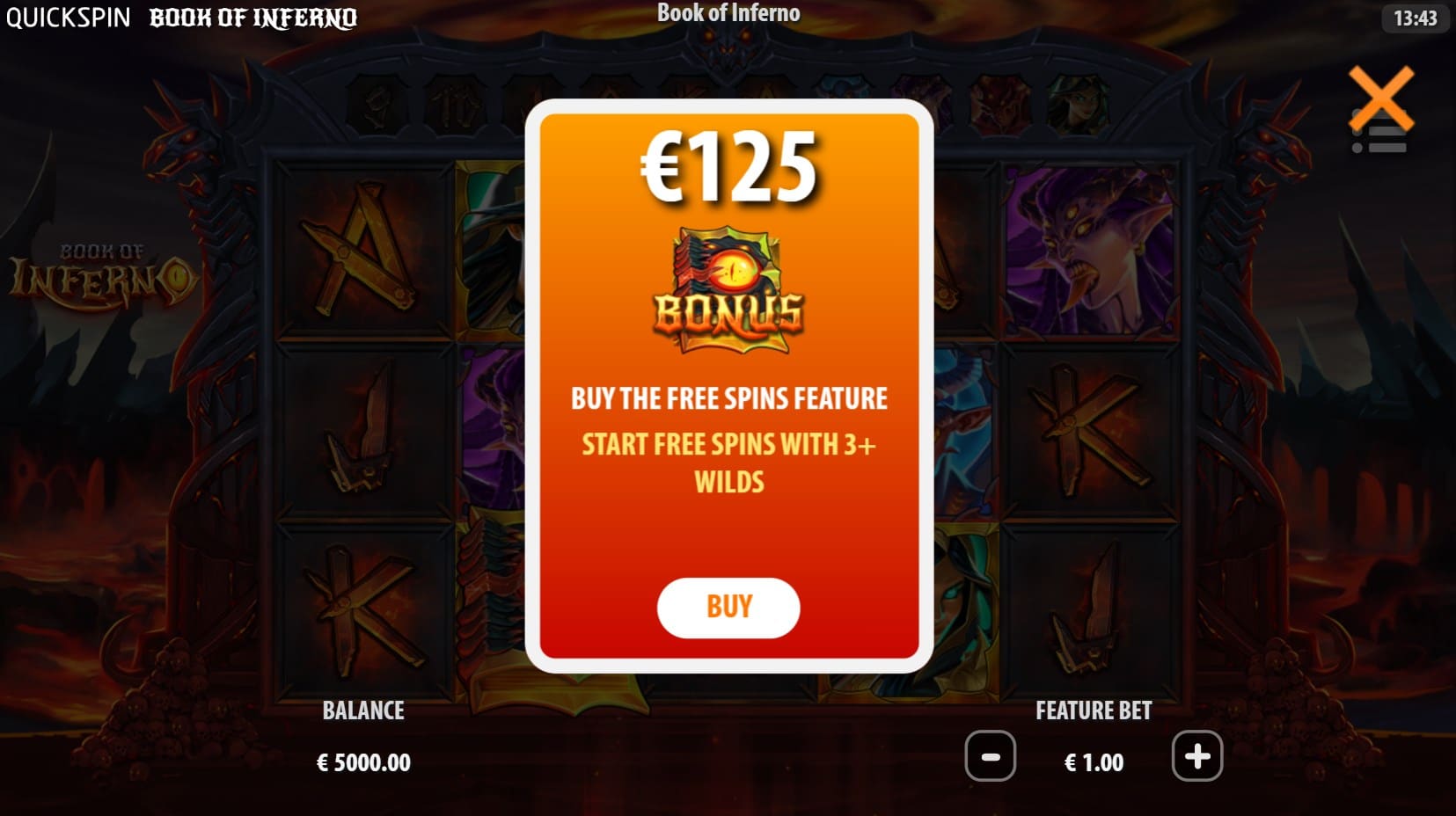 Book of Inferno slot