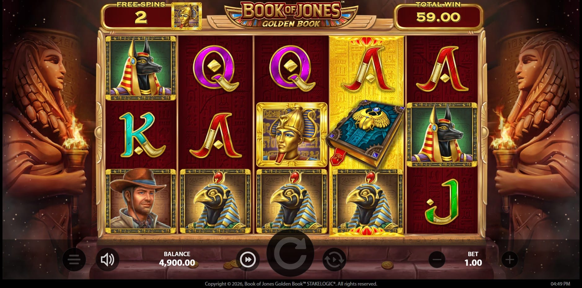 Book of Jones Golden Book slot