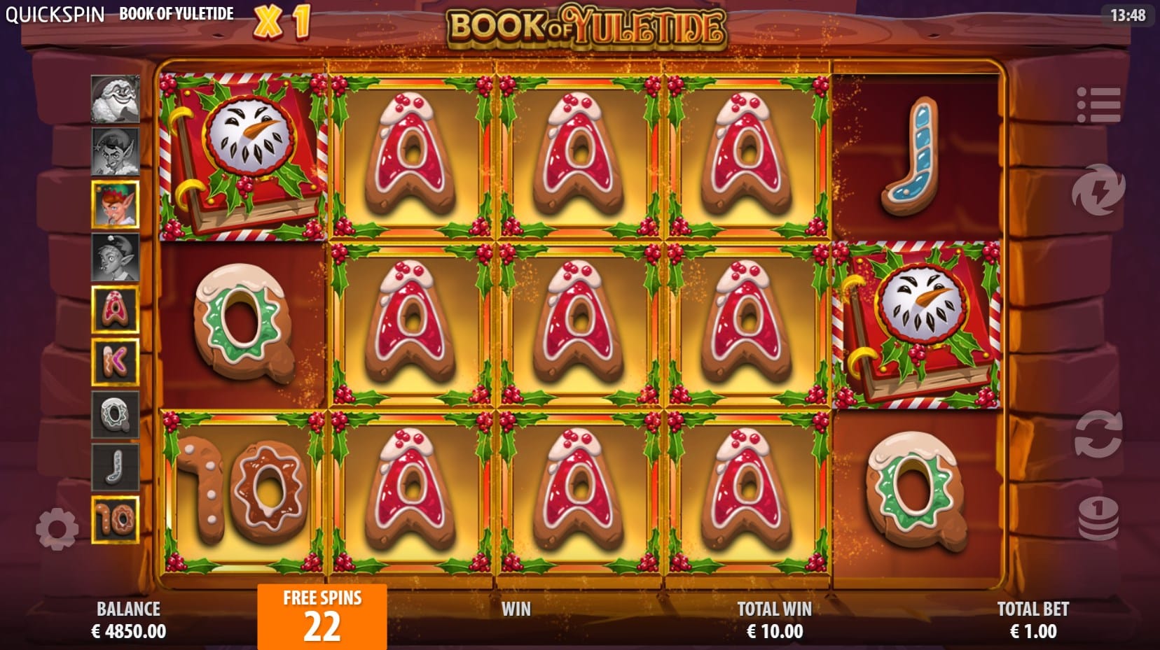 Book of Yuletide slot