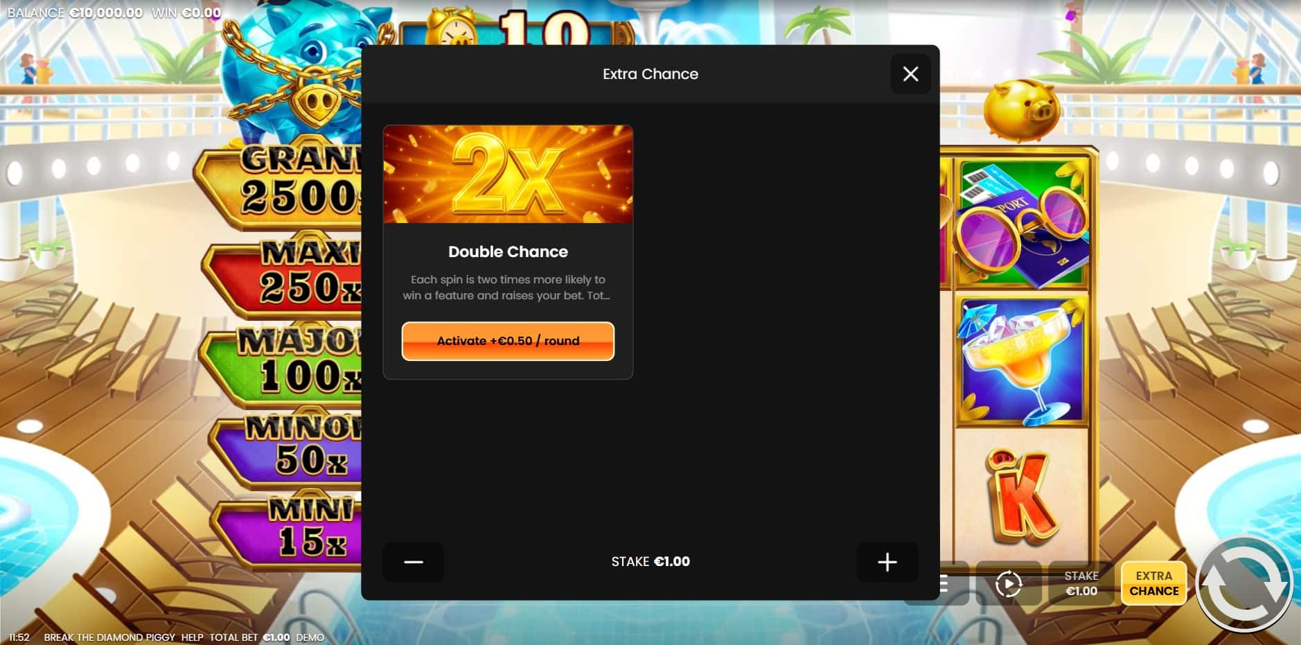 Break the Diamond Piggy slot