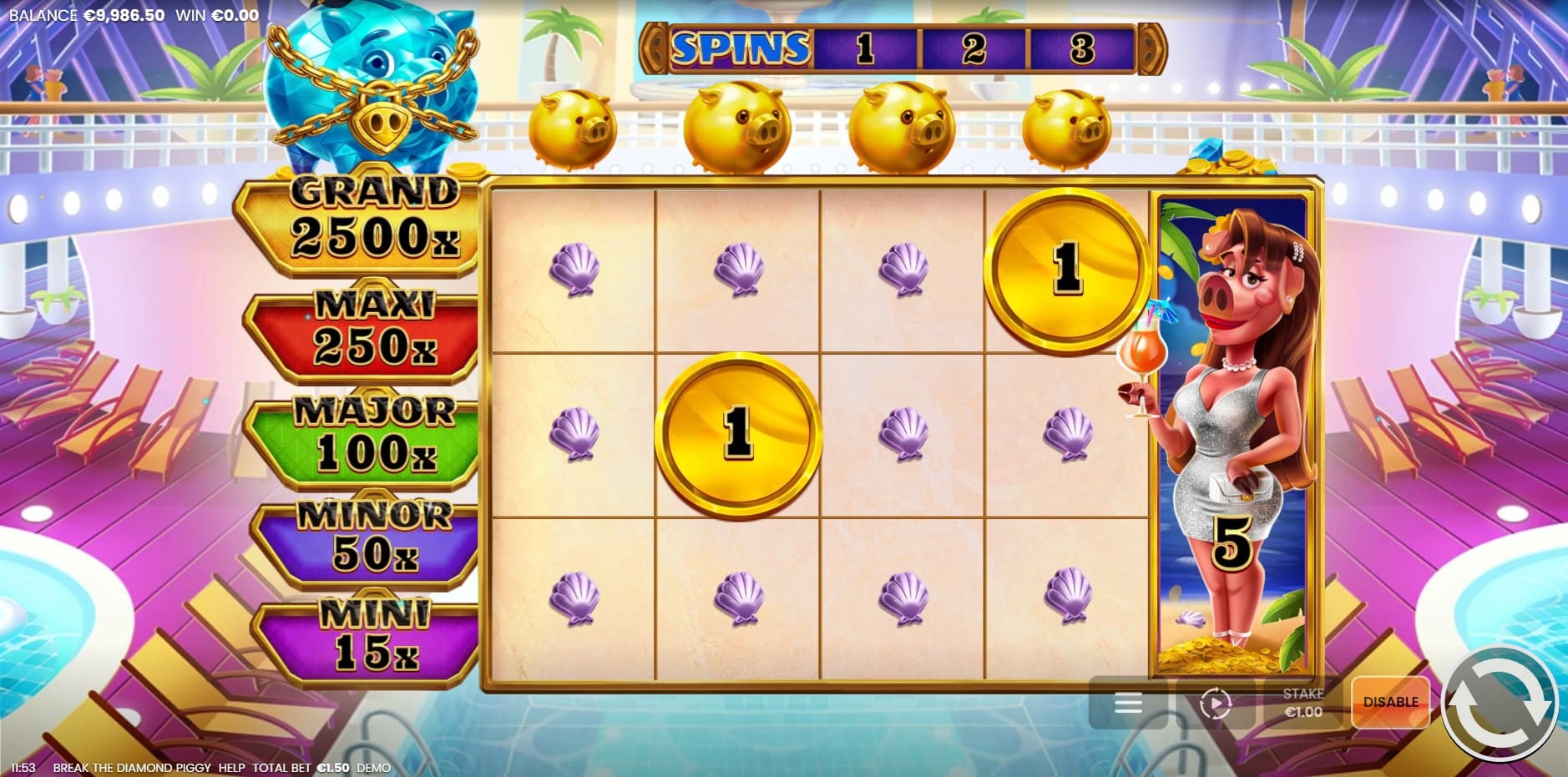 Break the Diamond Piggy slot