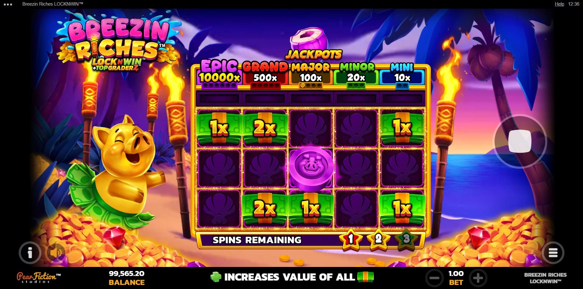 Breezin Riches LOCKNWIN slot