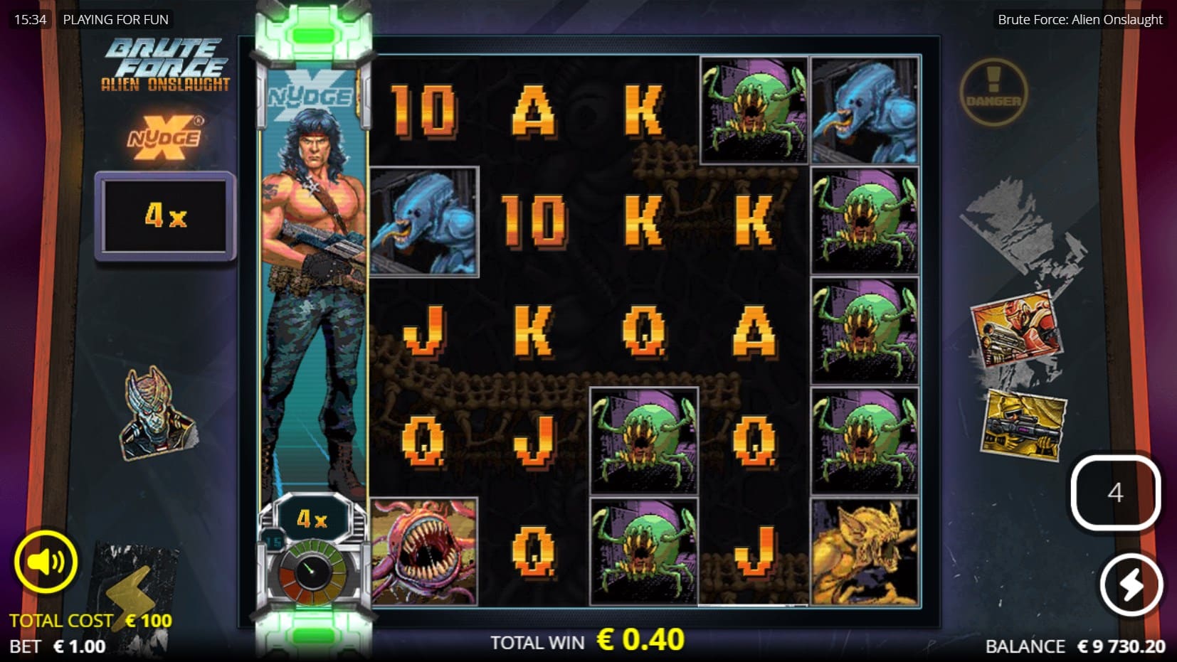 Brute Force Alien Onslaught slot