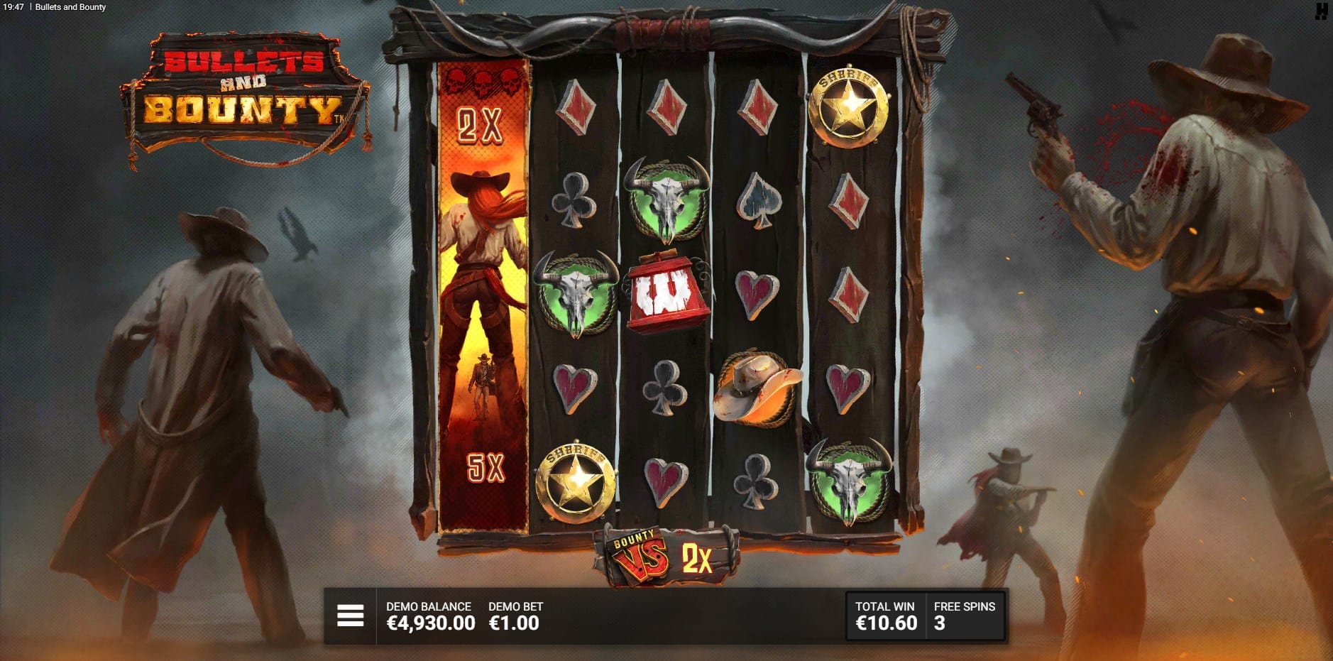 Bullets and Bounty slot