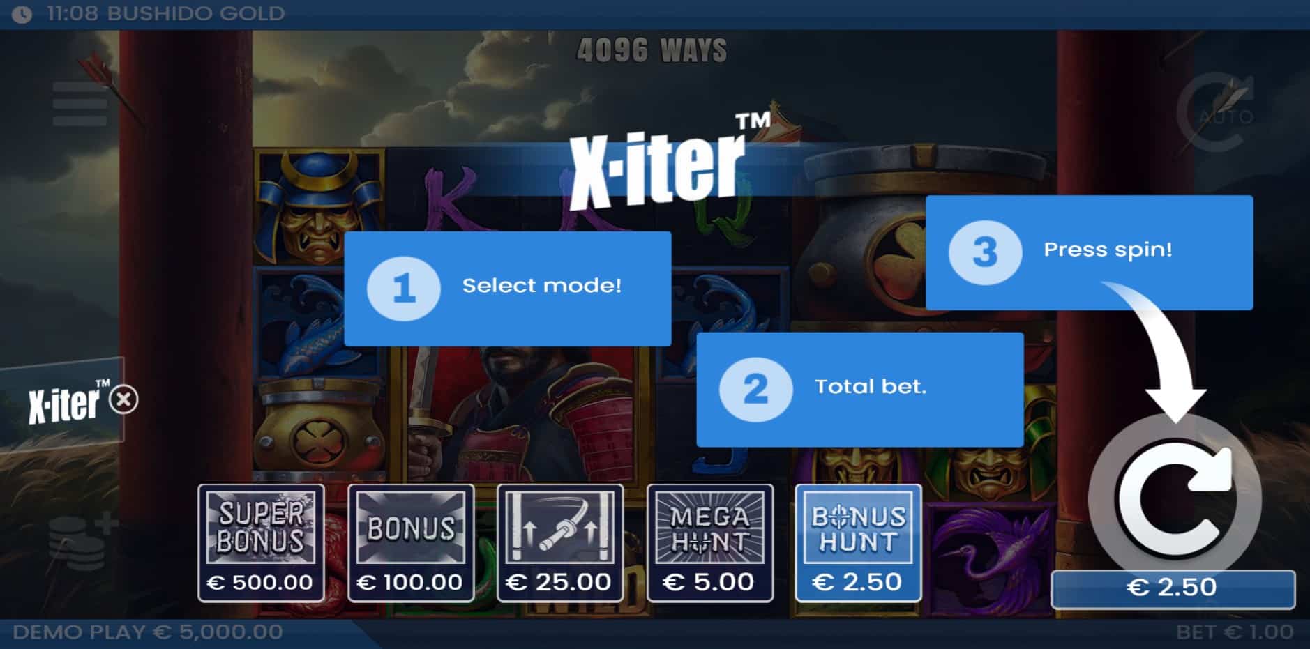 Bushido Gold slot