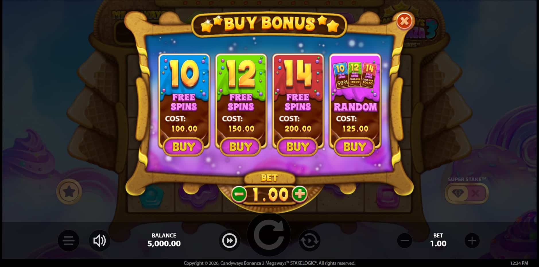 Candyways Bonanza 3 Megaways slot