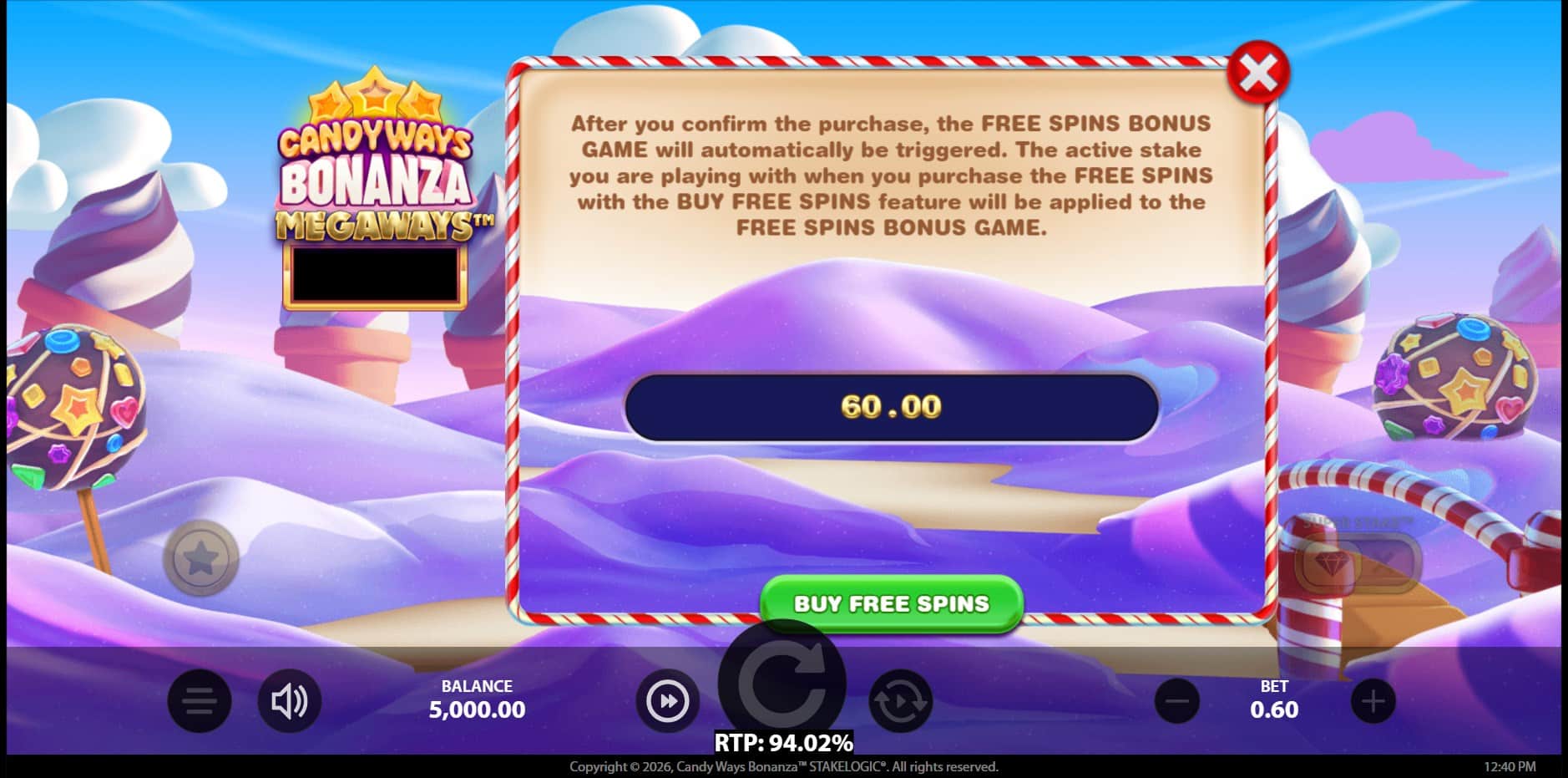 Candyways Bonanza Megaways slot