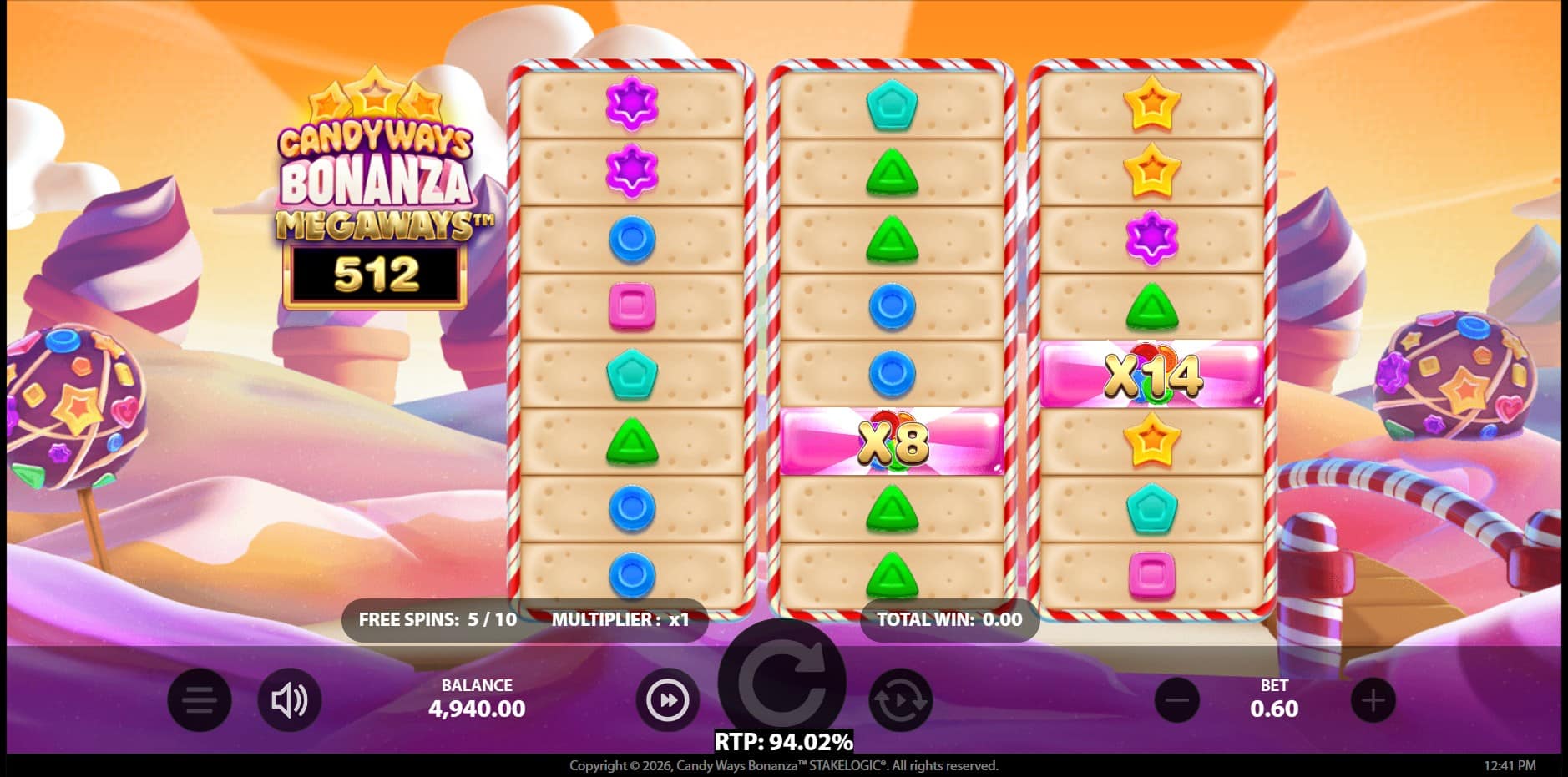 Candyways Bonanza Megaways slot