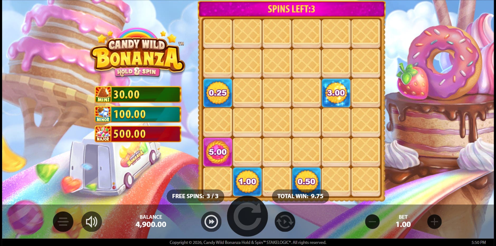 Candy Wild Bonanza Hold & Spin slot