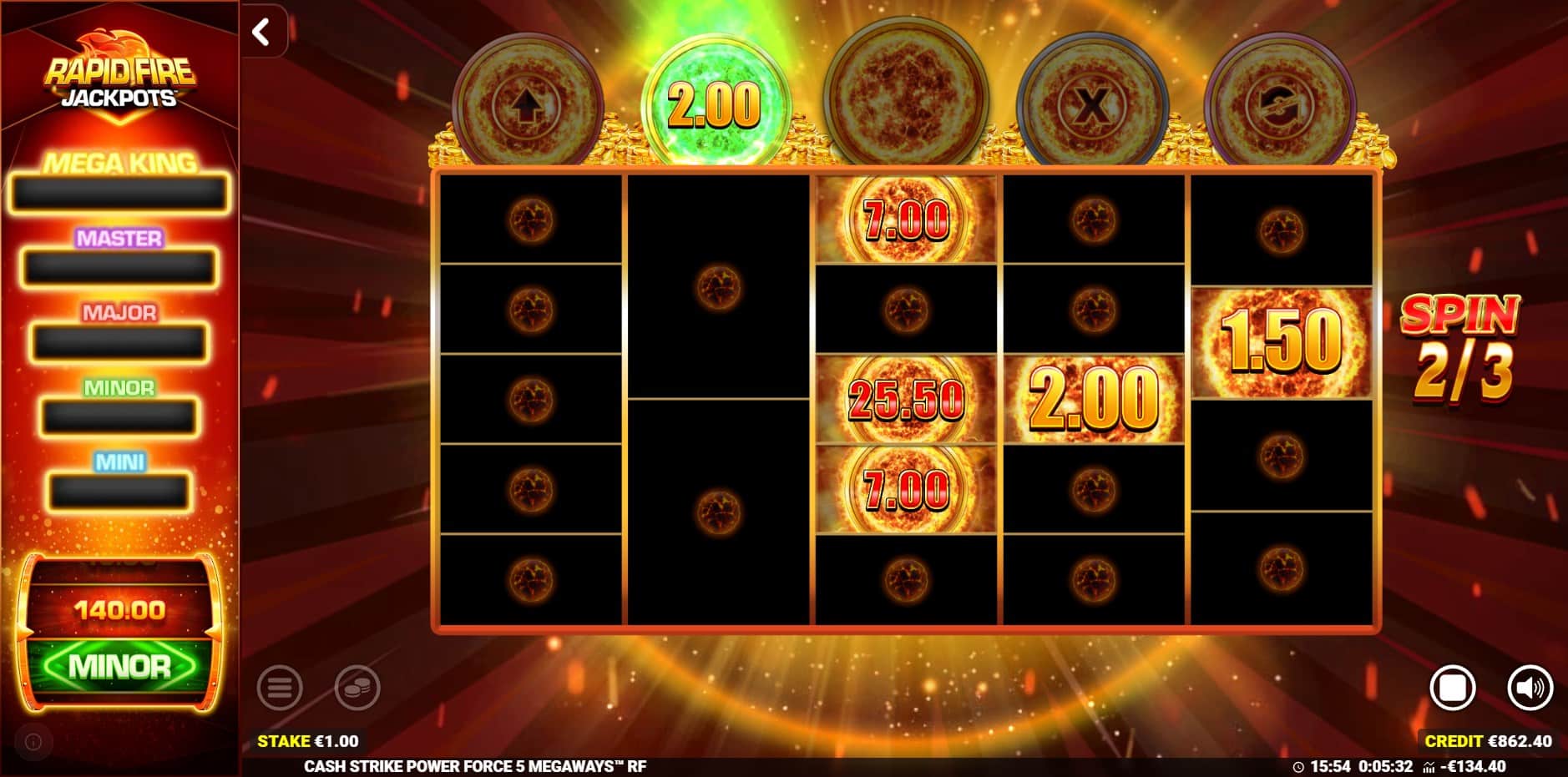 Cash Strike Power Force 5 Megaways slot