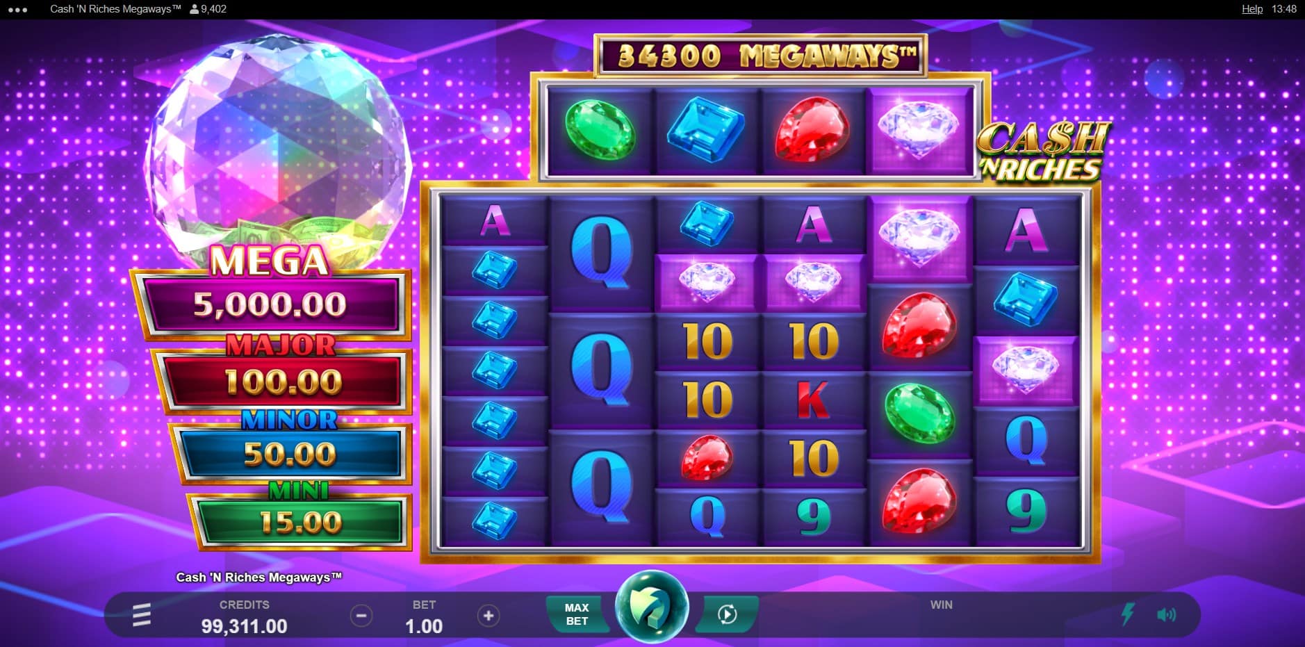 Cash'n Riches Megaways slot
