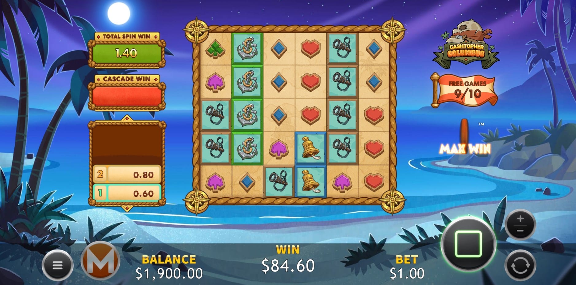 Cashtopher Columbus slot