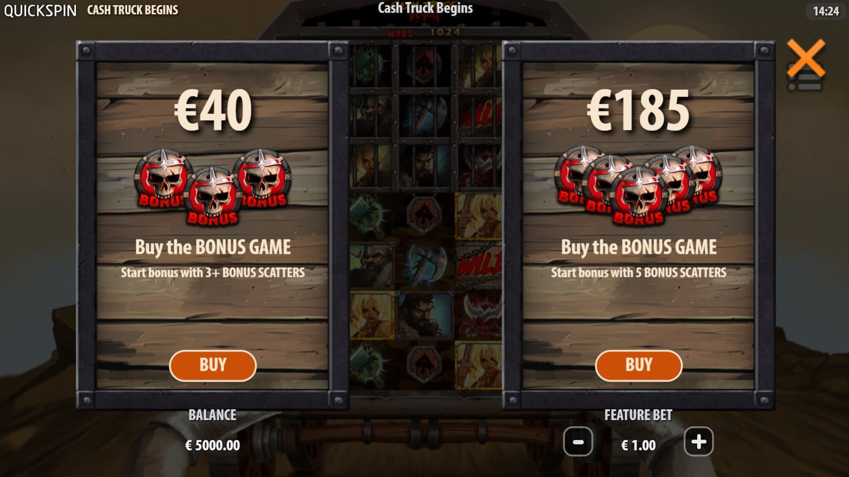 Cash Truck Begins slot
