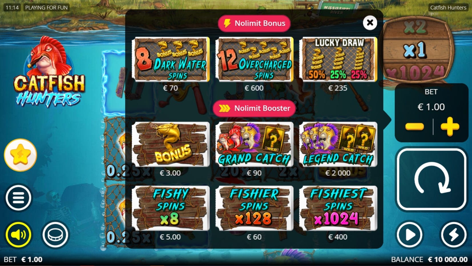Catfish Hunters slot
