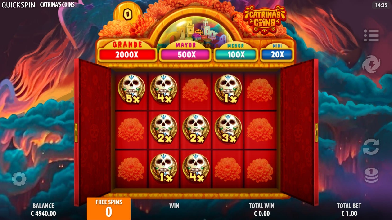 Catrina's Coins slot