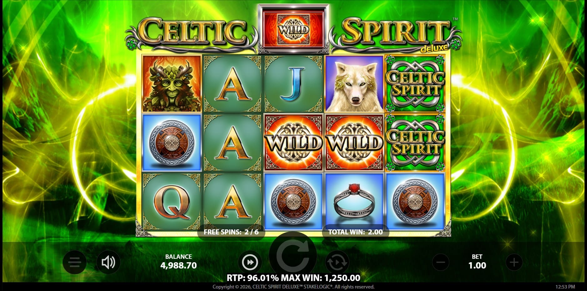 Celtic Spirit Deluxe slot