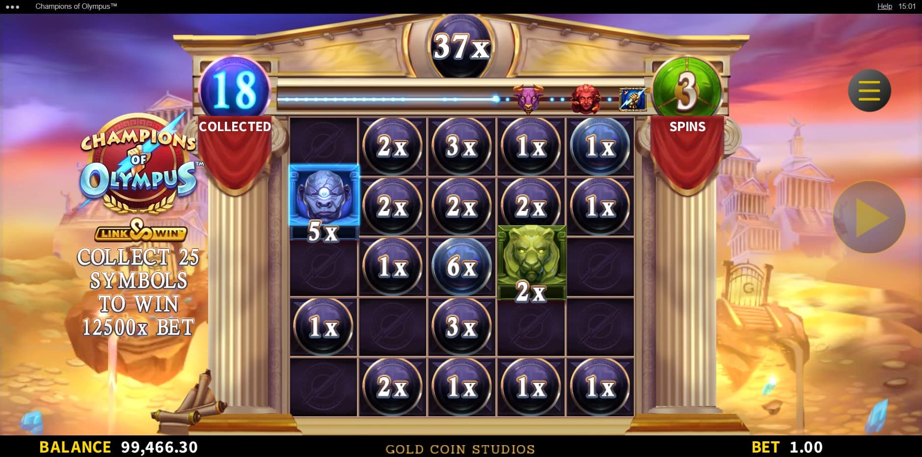 Champions of Olympus slot
