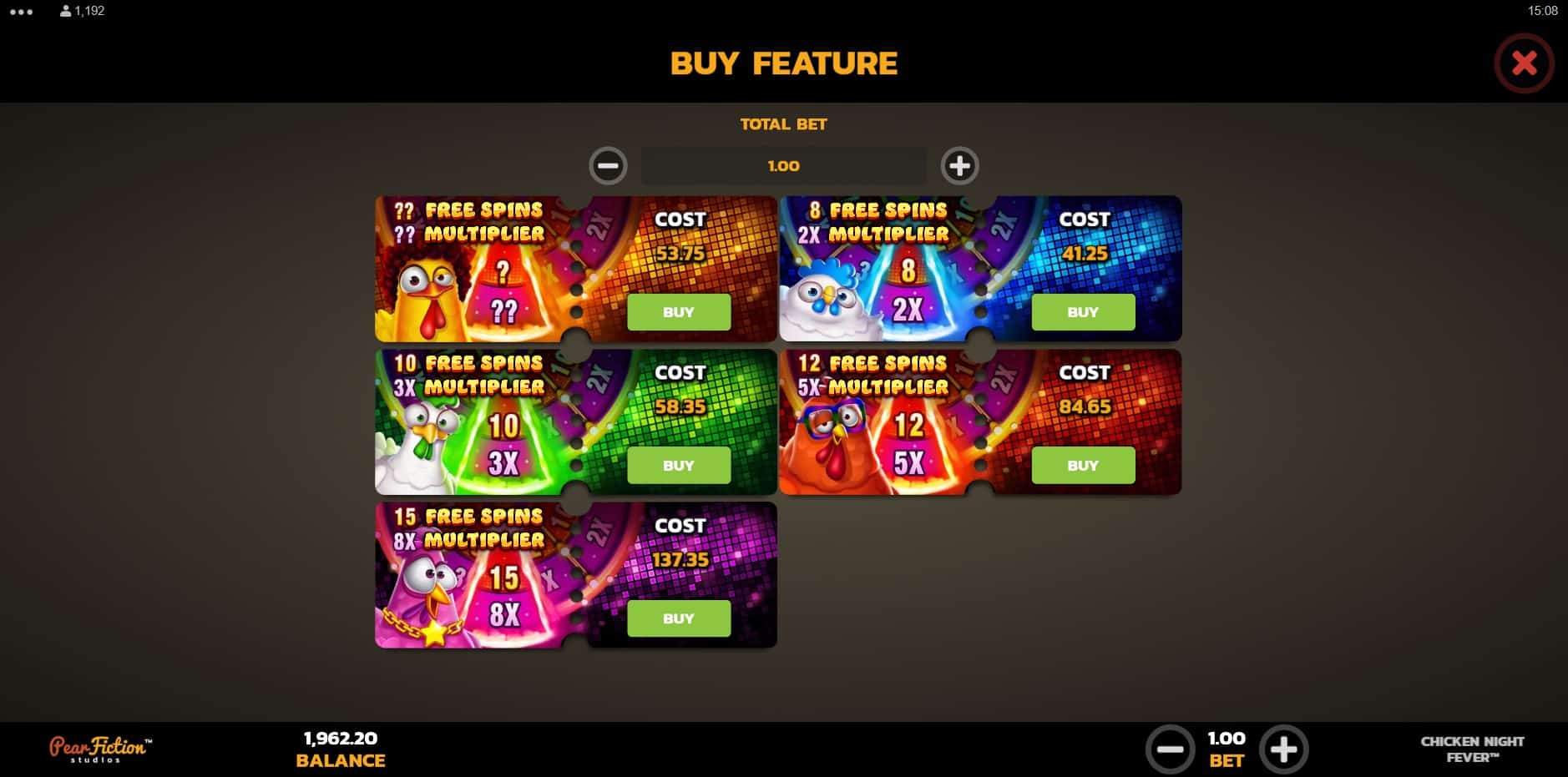 Chicken Night Fever slot