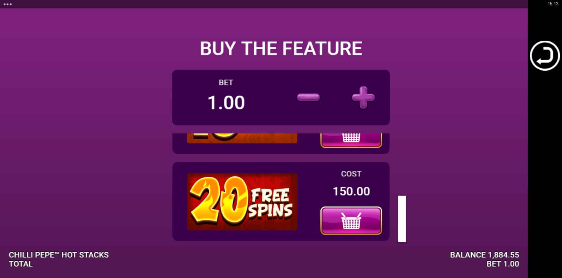 Chilli Pepe Hot Stacks slot