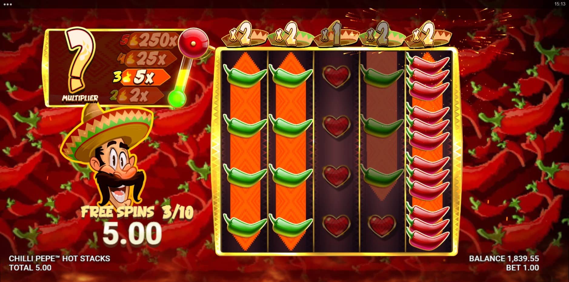 Chilli Pepe Hot Stacks slot