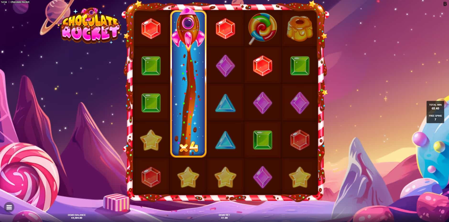 Chocolate Rocket slot
