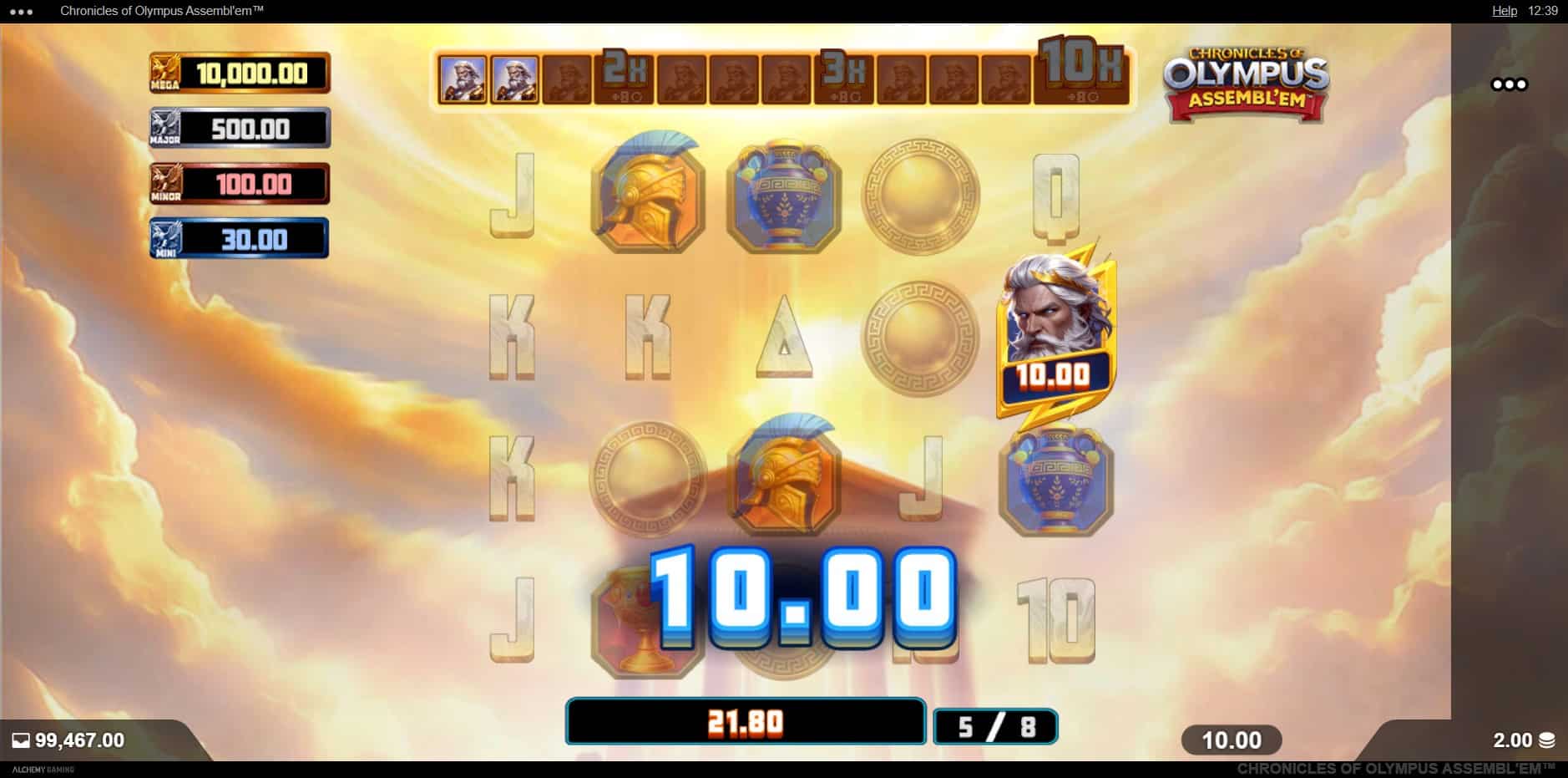 Chronicles of Olympus Assembl'em slot