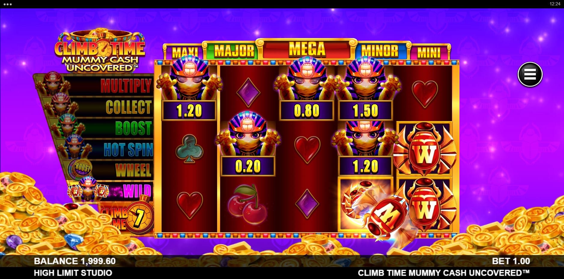 Climb Time Mummy Cash Uncovered slot