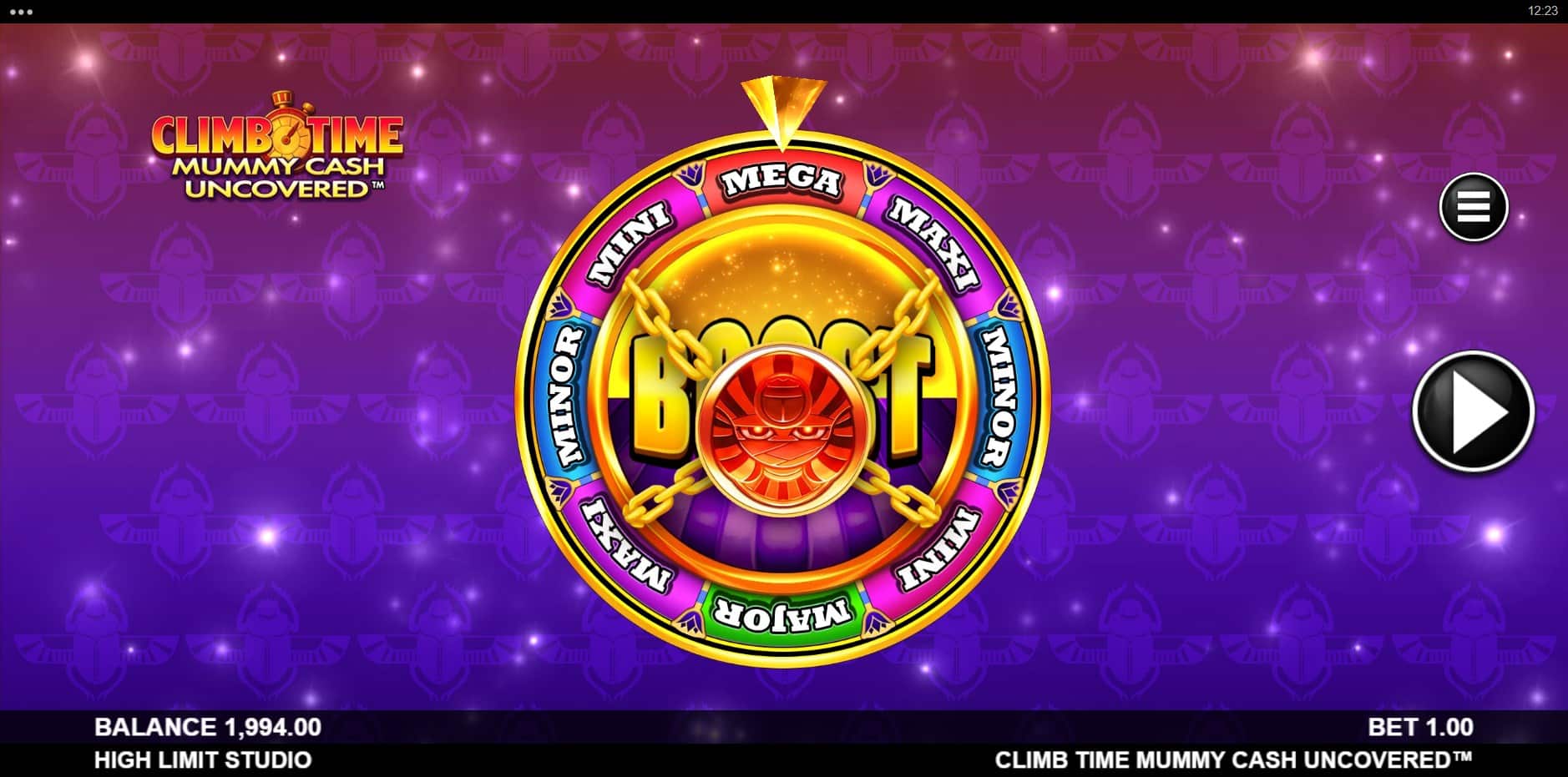 Climb Time Mummy Cash Uncovered slot