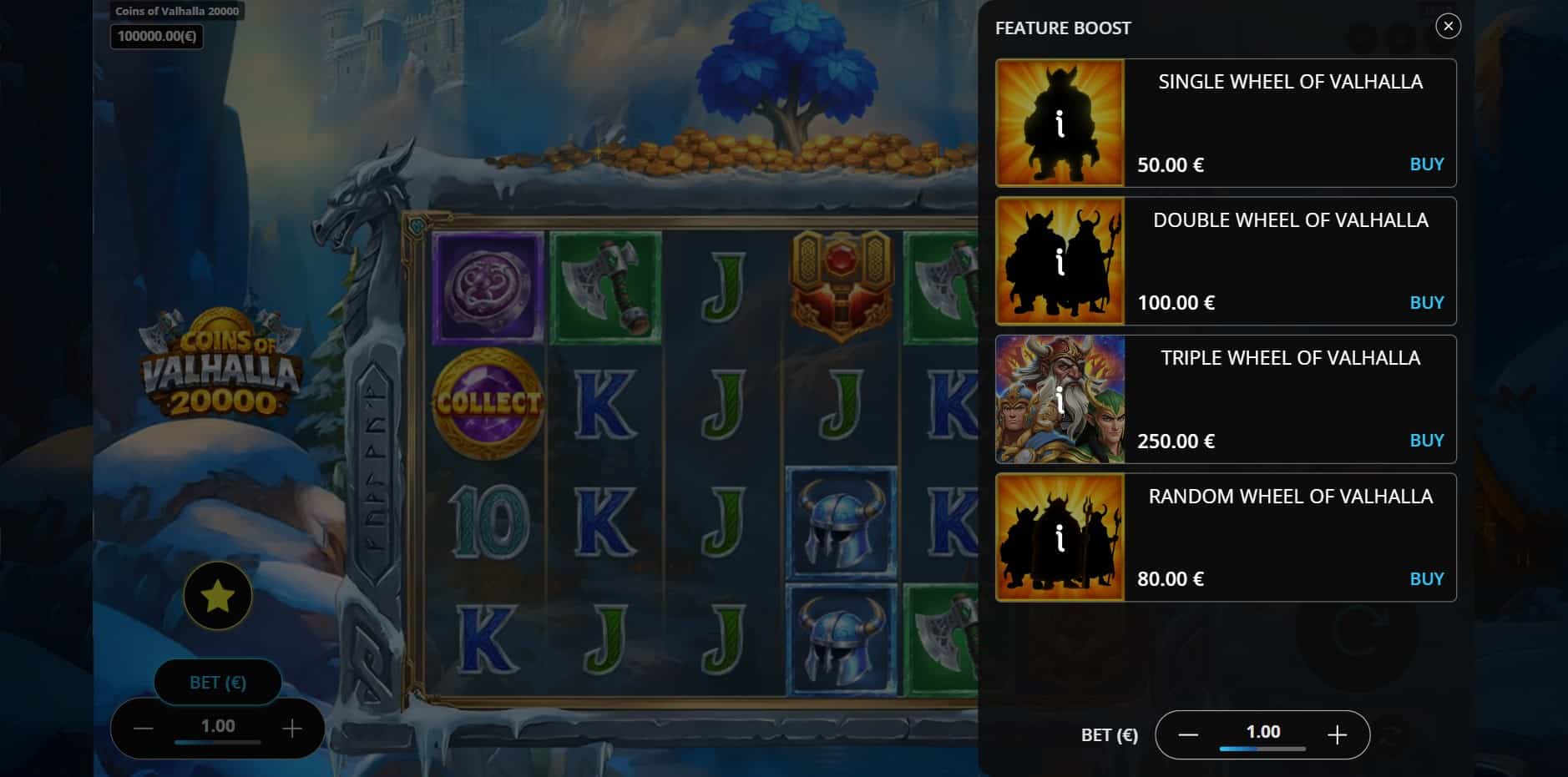 Coins of Valhalla 20,000 slot