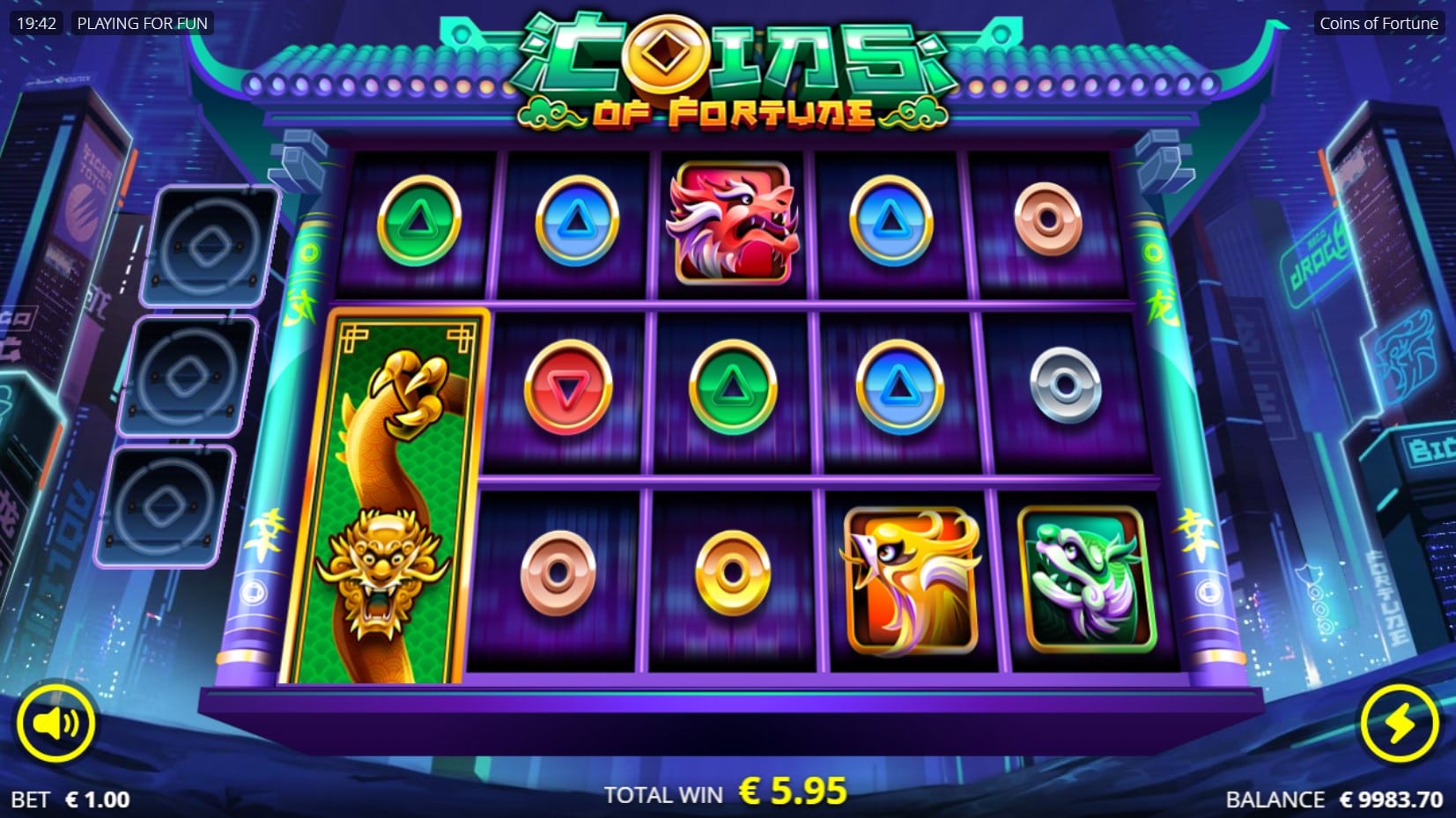 Coins of Fortune slot