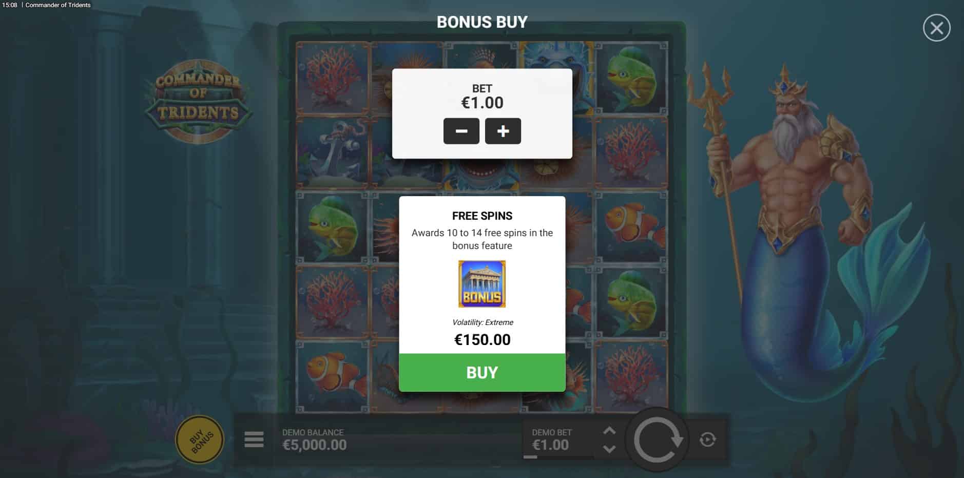 Commander of Tridents slot