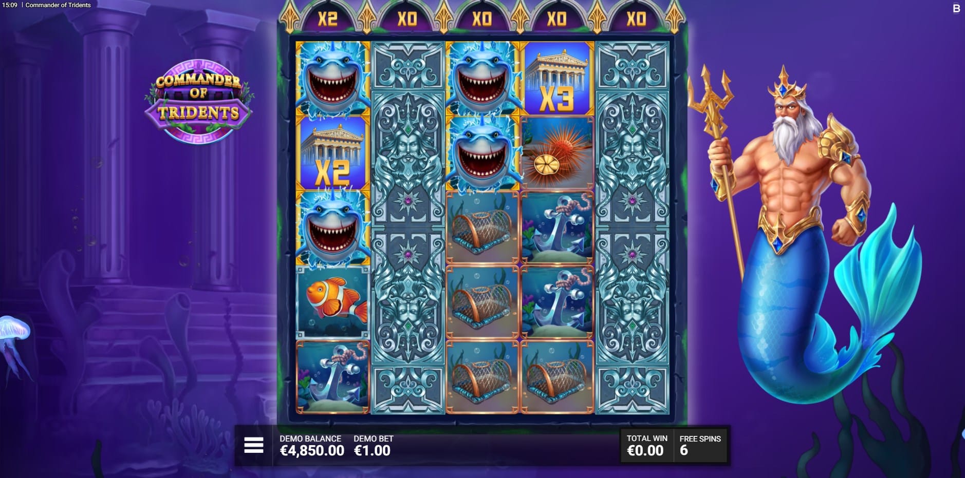 Commander of Tridents slot