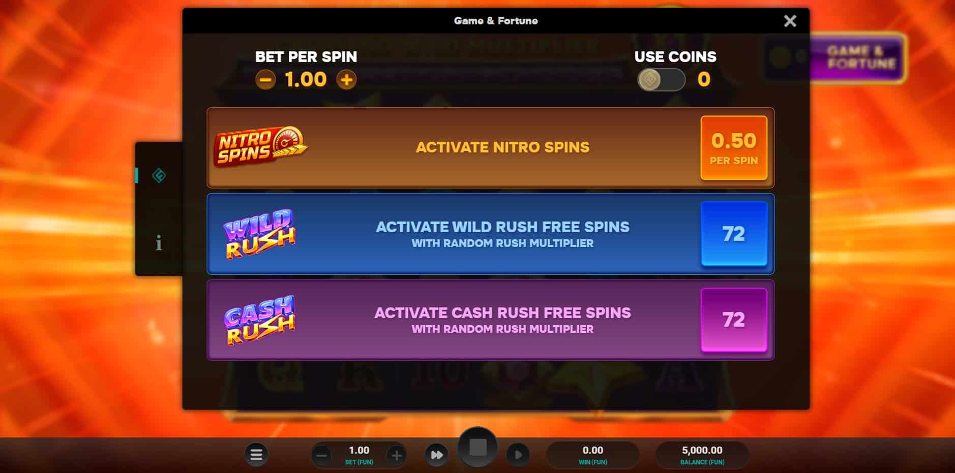 Cosmic Rush slot