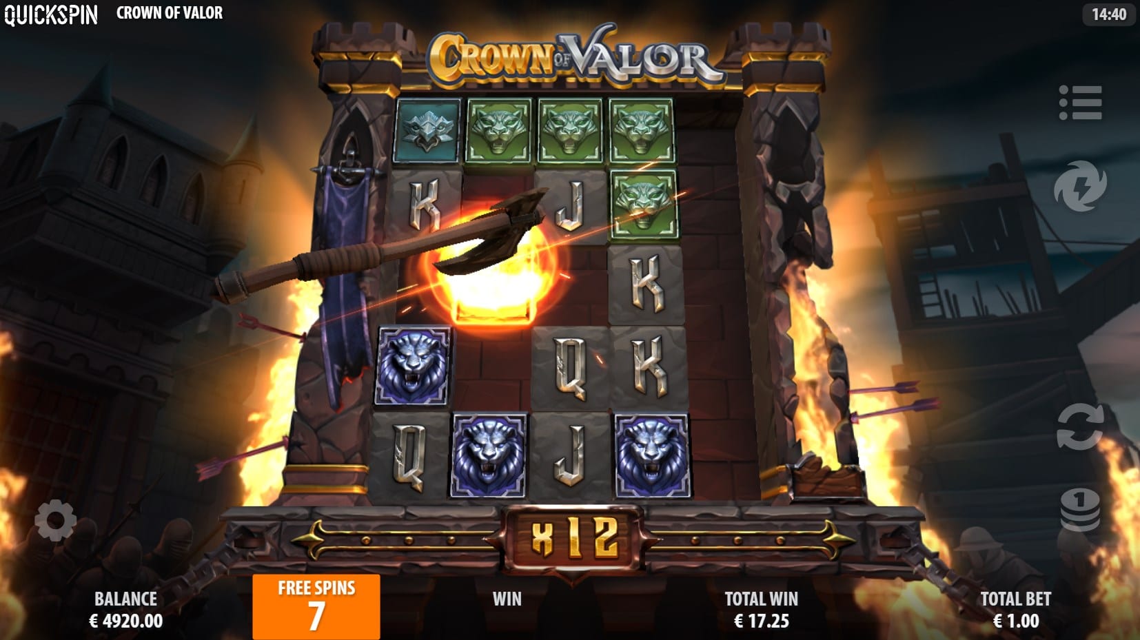 Crown of Valor slot