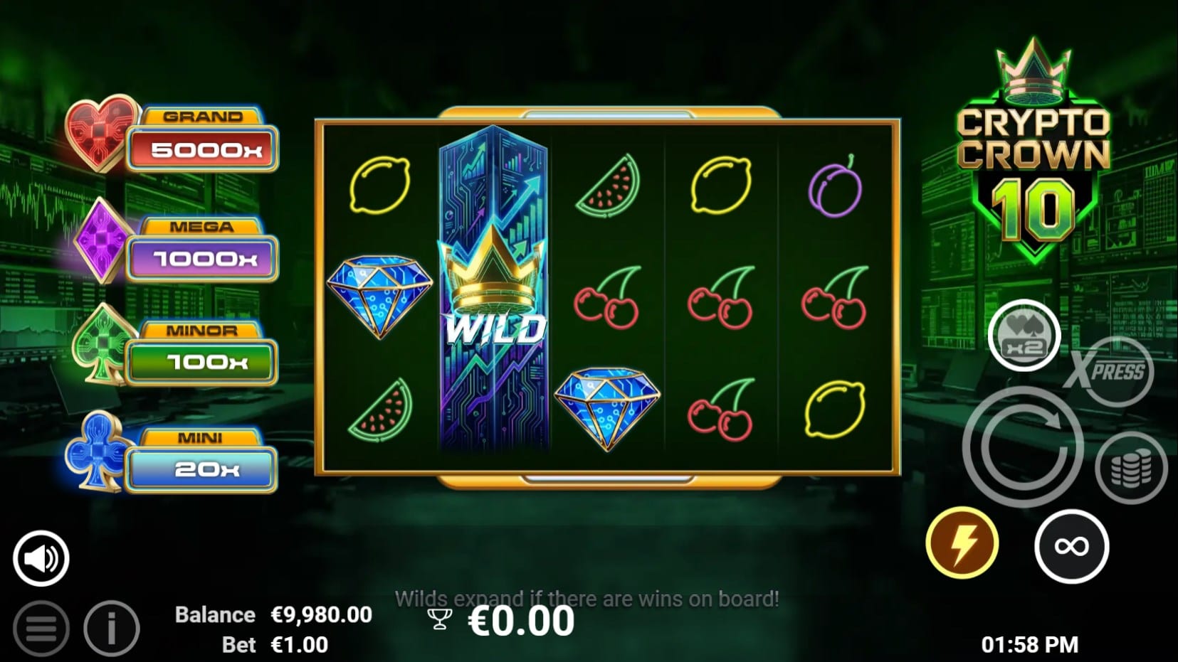 Crypto Crown 10 slot