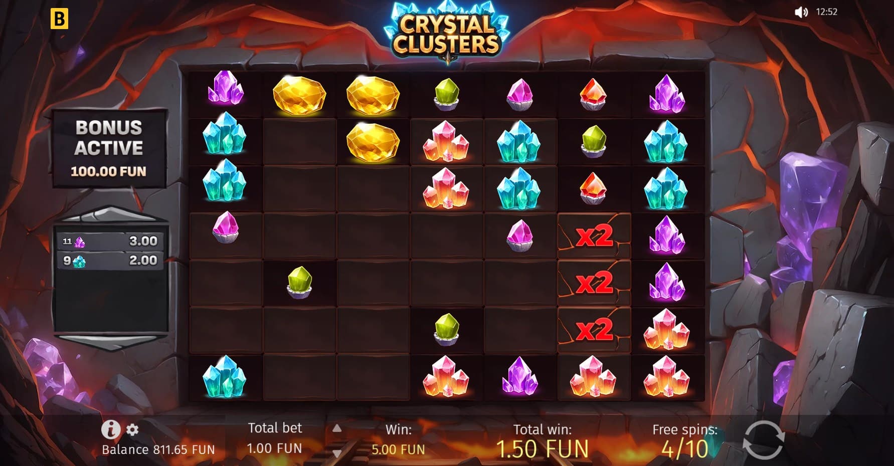 Crystal Clusters slot