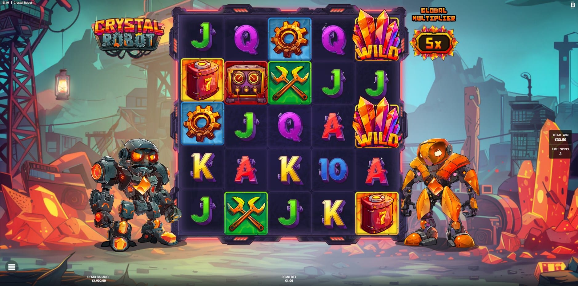 Crystal Robot slot