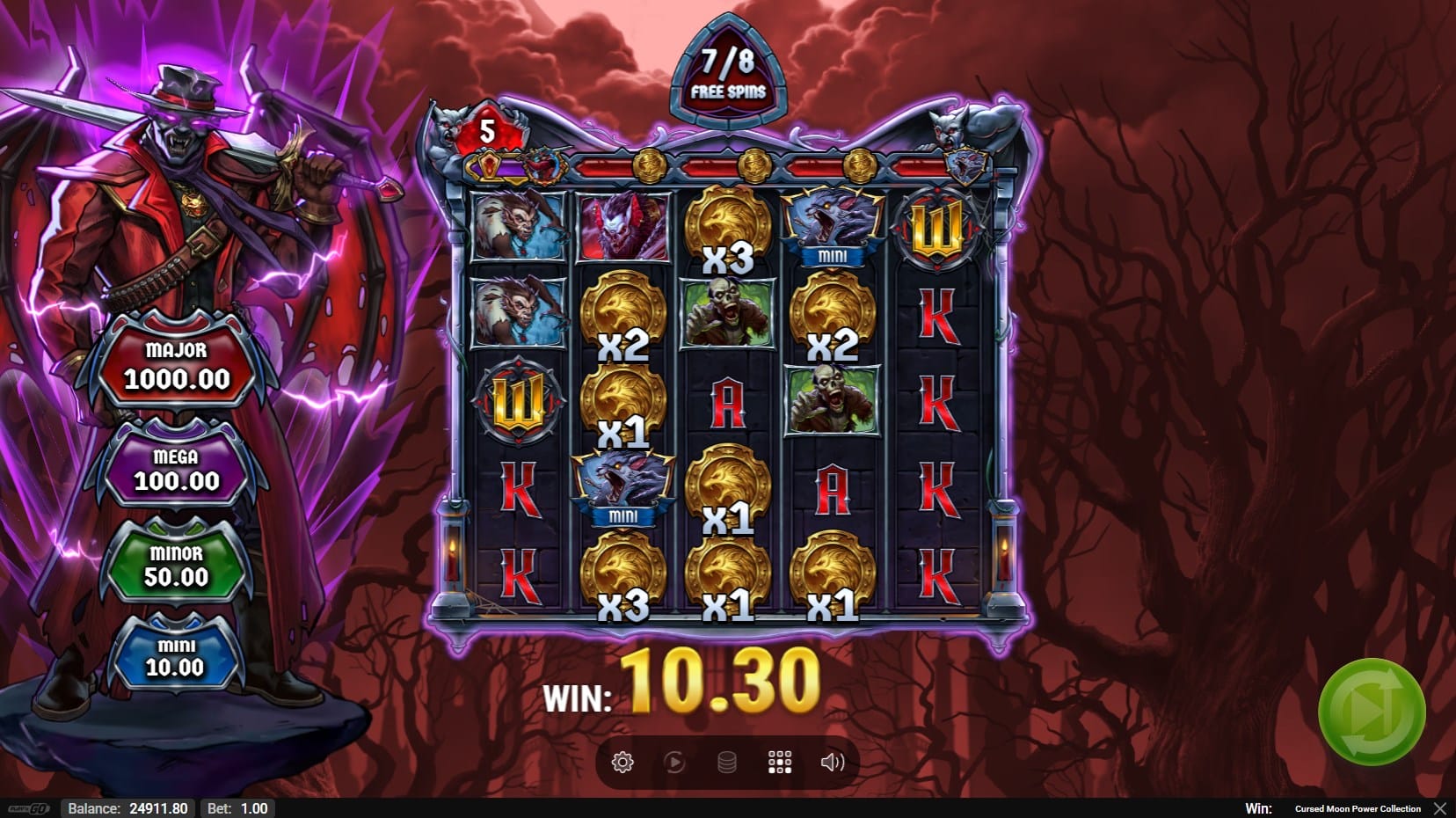 Cursed Moon Power Collection slot